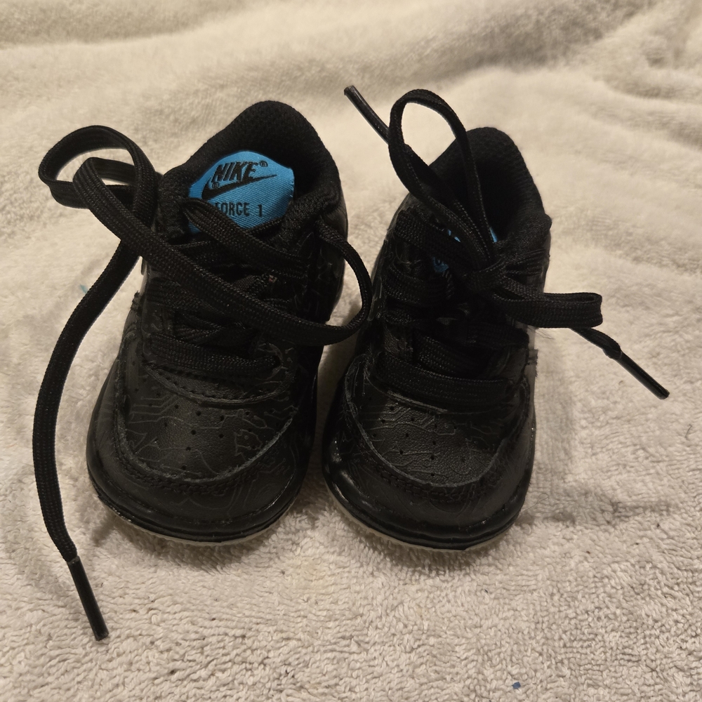 Nike Baby Walker Shoes - Black and Blue